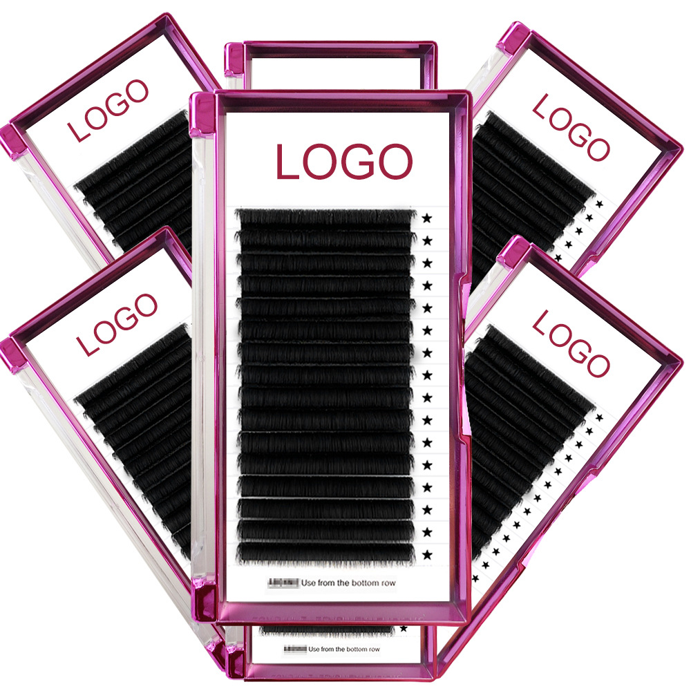 JMS Classic Individual Eyelash Extensions 0.03/0.05/0.07mm - 16 Rows Premium Volume Lashes for Salon Use