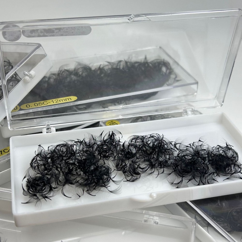  Loose Fans Long Stem Eyelash Extensions | Professional Lash Supplies