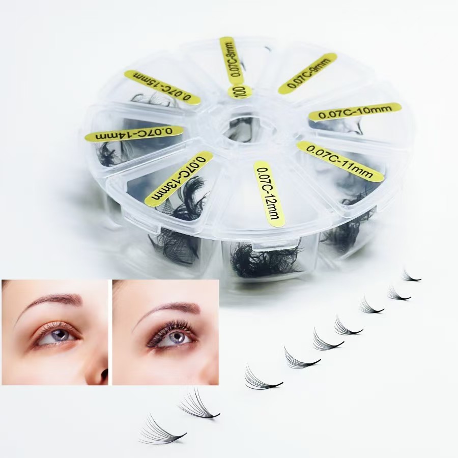  Loose Fans Long Stem Eyelash Extensions | Professional Lash Supplies